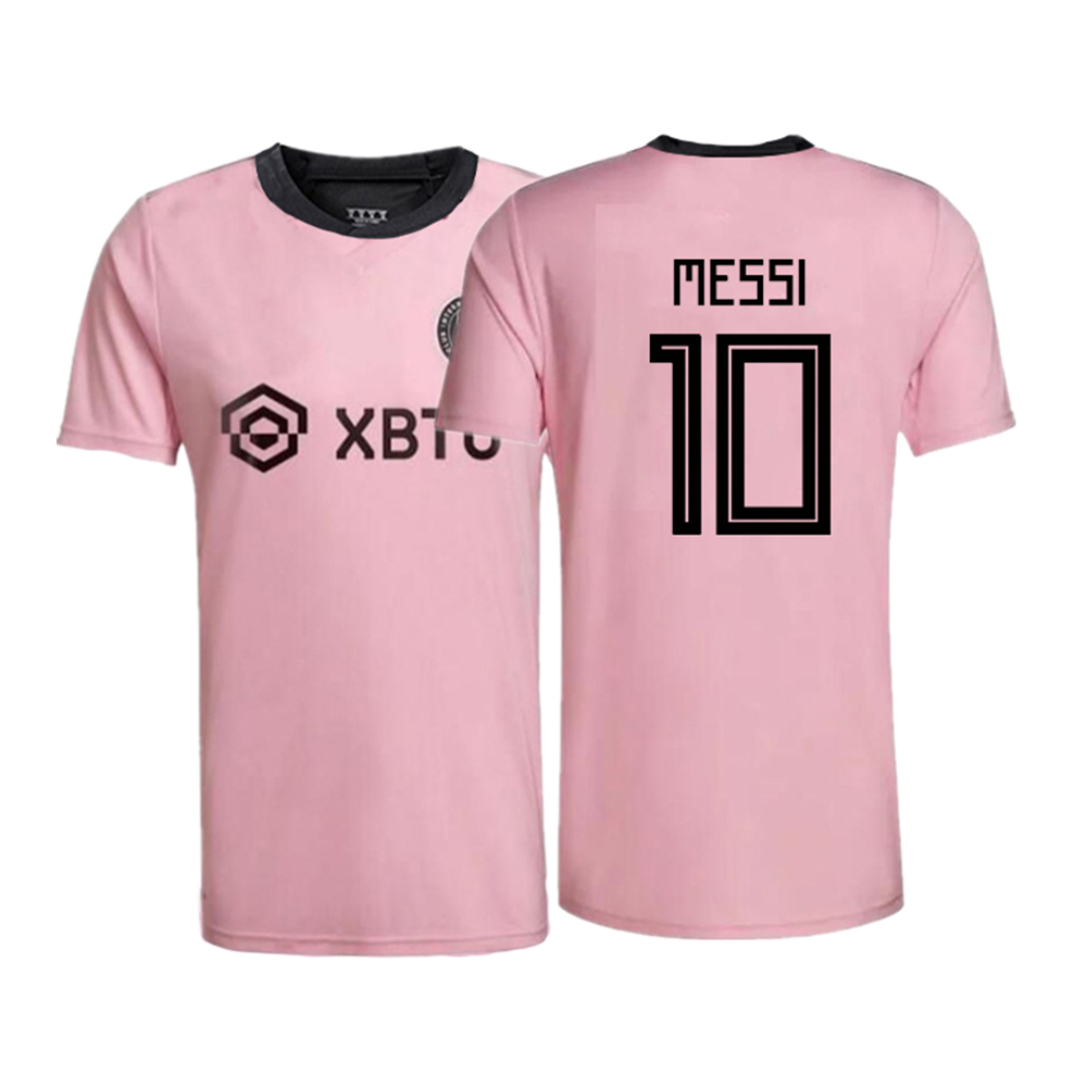 Youth Lionel Messi Pink Inter Miami CF 2023 The Heart Beat Kit Replica Jersey